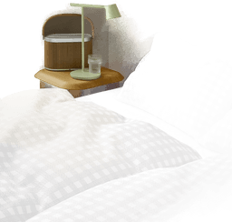 Høie Of Scandinavia Birk kreppsengesett tegrønn