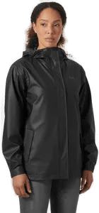 Helly Hansen Moss Iconic Vanntett Regnjakke Svart S