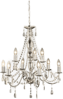 Aneta Lighting Taklampe Chateau Krom