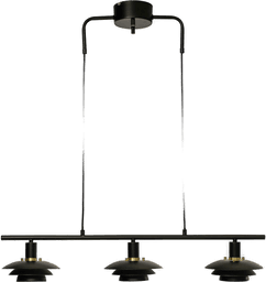 Aneta Epsilon svart 3xE14