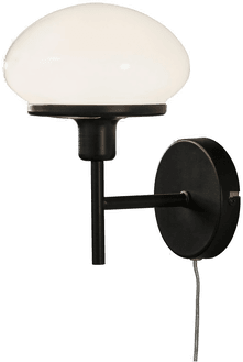 Aneta Lighting Vegglampe New August Svart