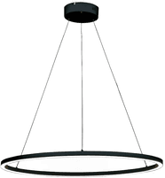 Aneta Lighting Pendellampe Oda rund Svart