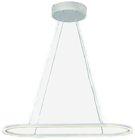 Aneta Lighting Pendellampe Oda oval Hvit