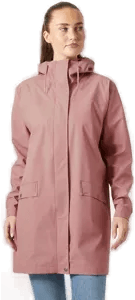 Helly Hansen Dame Moss Vanntett Frakk Rosa XL