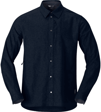 Norrøna Tamok Wool Shirt M'S Indigo Night Melange