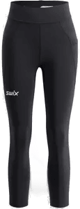 Swix Pace High Waist Cropped Tights W Black S