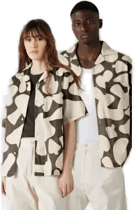 Yoke Mushroom skjorte Grønn Unisex L