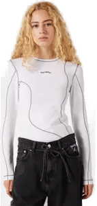 The Cava Company Wave langermet Hvit L