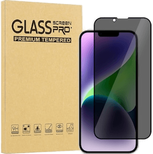 Iiglo 3D Privacy Skjermbeskytter iPhone 16e / 14 / 13 / 13 Pro