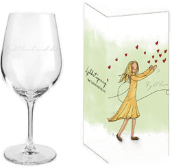 Lykketegning Rødvinsglass 62 cl