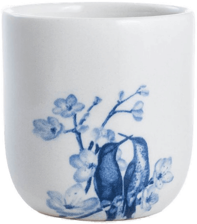 Stiernholm Yan krus 30 cl beige/blå