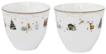 Wik & Walsøe Julemorgen Story kopp 20 cl 2-pk