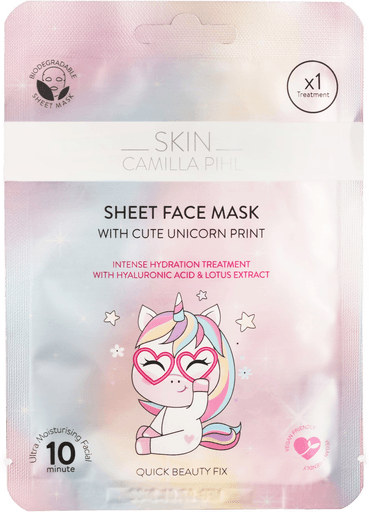 Camilla Pihl Cosmetics Unicorn Sheet Mask