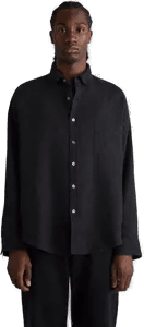 Livid Tim Black Bonded Skjorte L