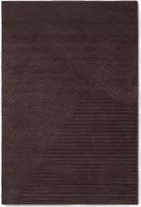 Northern Row gulvteppe 200x300 cm Mørkebrun