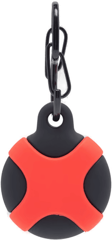 Linocell AirTag Silikonetui Svart/Rød