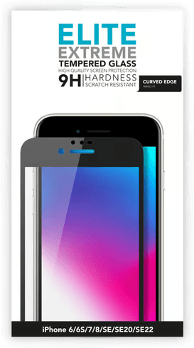 Linocell Elite Extreme Curved Skjermbeskytter iPhone 6/7/8/SE