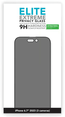 Linocell Elite Extreme Privacy Glass iPhone 15 Pro Max
