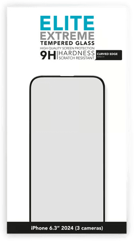 Linocell Elite Extreme Curved Skjermbeskytter iPhone 16 Pro