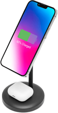 Linocell 2-i-1-ladestasjon Svart