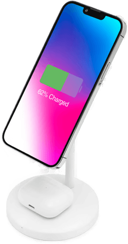 Linocell 2-i-1-ladestasjon Hvit