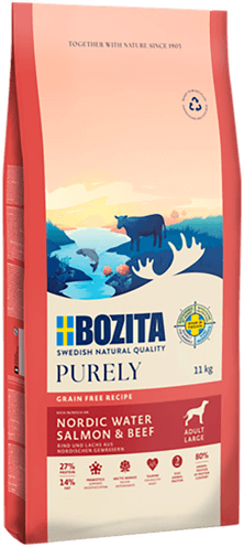 Purely Bozita Dog Adult Large Grain Free 11 kg