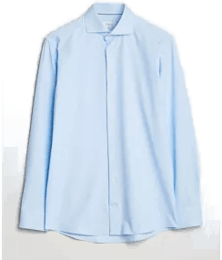 Eton Slim Fit Four Way Stretch Skjorte Lyseblå