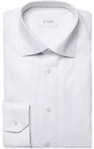 Eton Light Blue Striped Shirt 41