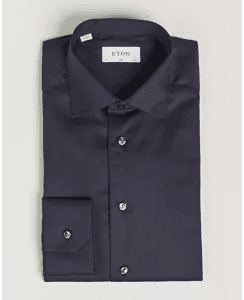 Eton Slim Fit Shirt Navy