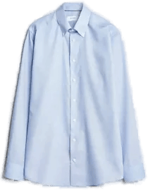 Eton Slim Fit Oxford Skjorte Lyseblå