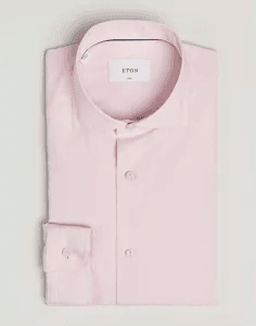 Eton Breeze Poplin Skjorte Pink