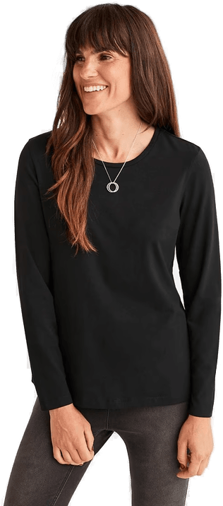 Cellbes Of Sweden langermet jerseytopp i organisk bomull