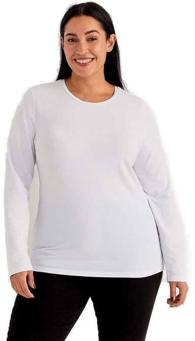 Cellbes Of Sweden langermet jerseytopp i organisk bomull