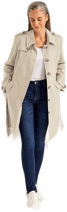 Cellbes Of Sweden Enkeltkneppet trenchcoat