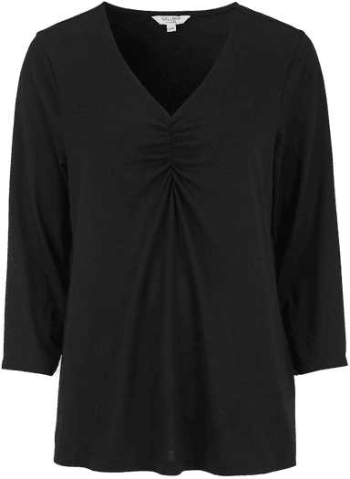 Cellbes Of Sweden Jerseytopp med rynkedetaljer