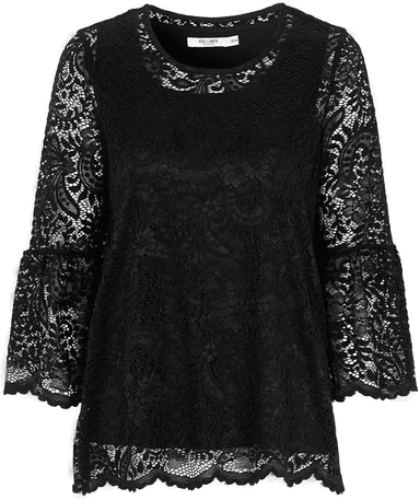 Cellbes Of Sweden blondetopp med klokkeformet erme