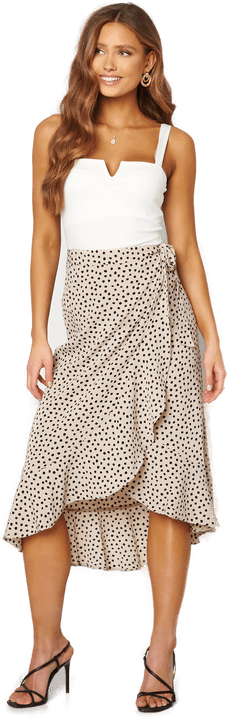 Bubbleroom Villima midi skirt