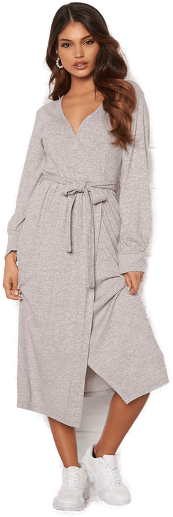 Bubbleroom Hiba rib dress