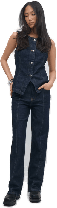 Gina Tricot Front seam jeans