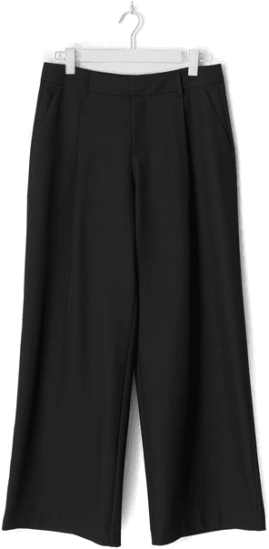 Gina Tricot Mid wide pleated trousers