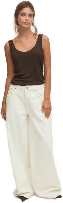 Gina Tricot Boucle jeans Hvit