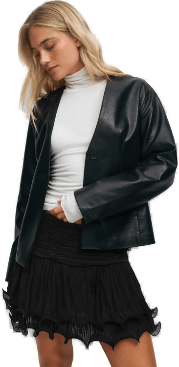 Gina Tricot Mini Skirt Svart