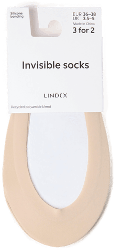 Lindex usynlige sokker