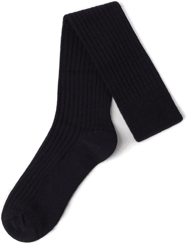 Lindex Ribbet knestrømper i merinoull