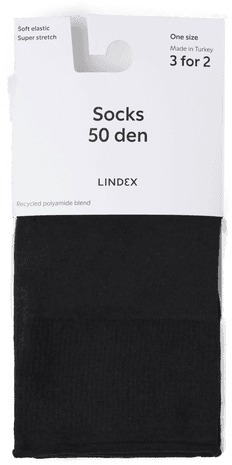 Lindex Sokker 50 denier