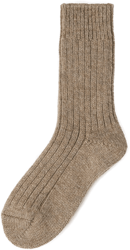 Lindex ribbet sokker i ullblanding