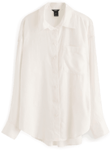 Lindex skjorte i linblanding