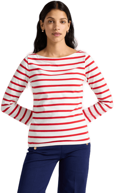 Lindex stripet bomullstopp