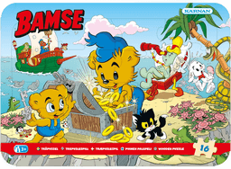 Bamse Sjørøvere Rammepuslespill 16 brikker, Egmont Kärnan