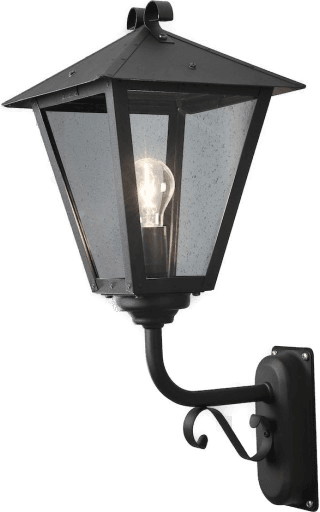 Konstsmide Benu Up utelys vegg, svart